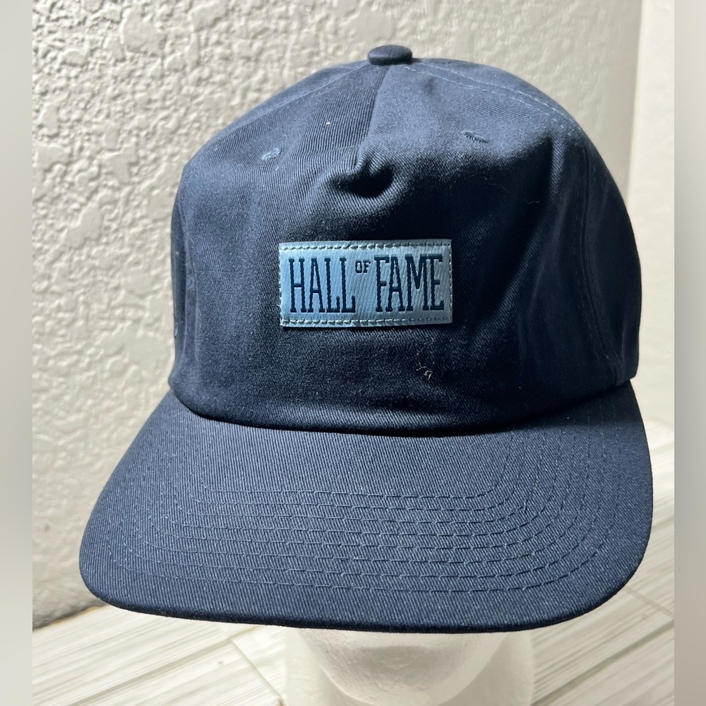 Hall Of‎ Fame 2nd Sucks Navy Buckle Back Hat Cap Men’s one size